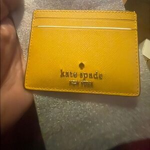 Yellow Kate Spade Cardholder